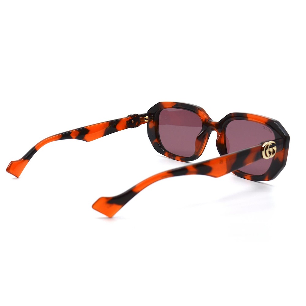 GUCCI GG1535S 005 HAVANA ORANGE VIOLET WOMEN'S AUTHENTIC SUNGLASSES - Picture 5 of 9
